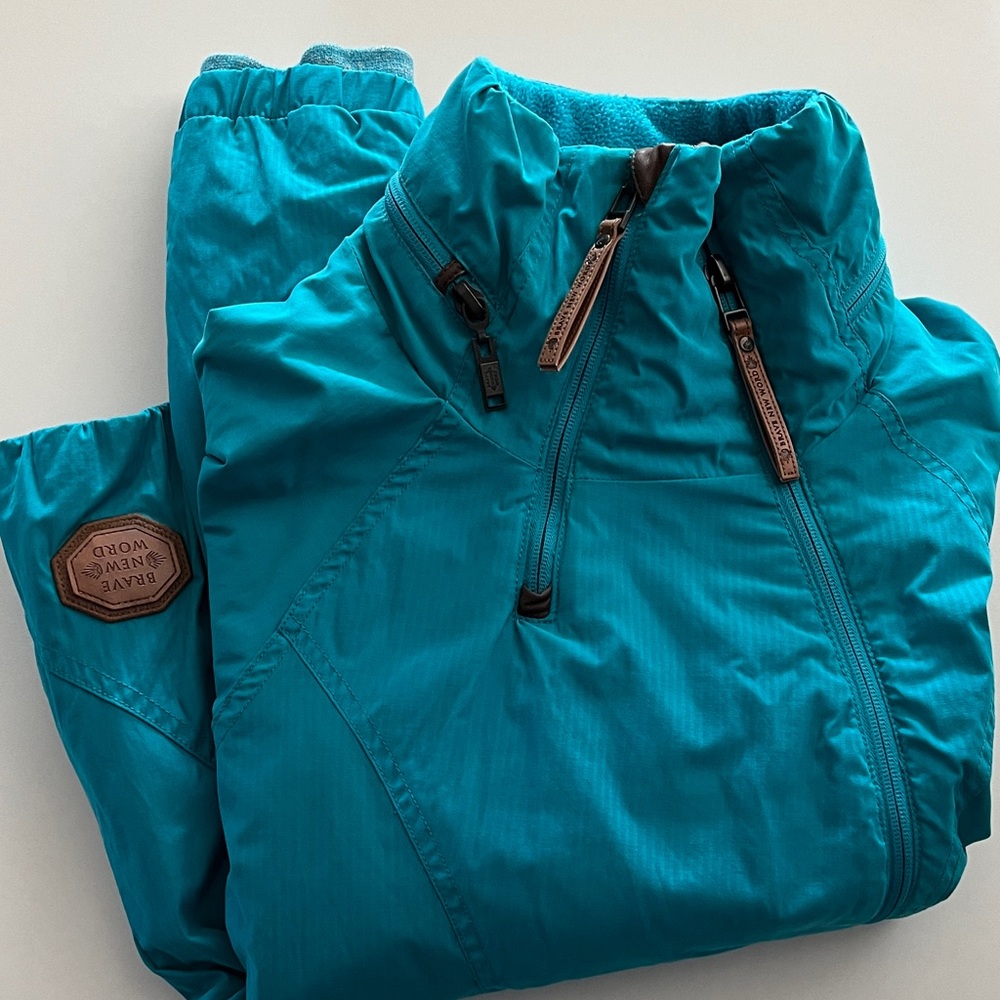 Naketano (Brave New World) Teal Women's light Jacket size M - Picture 12 of 14